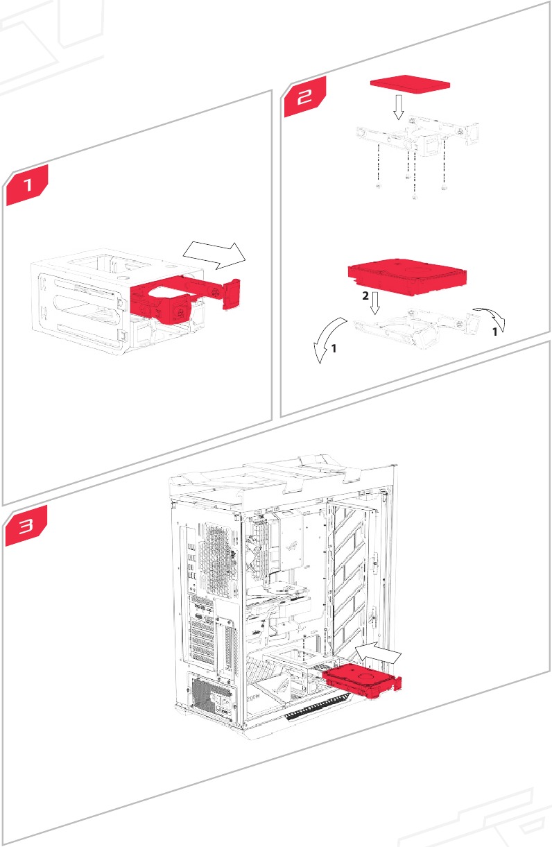 INSTALLING THE 3.5/2.5 DRIVES - Step 2