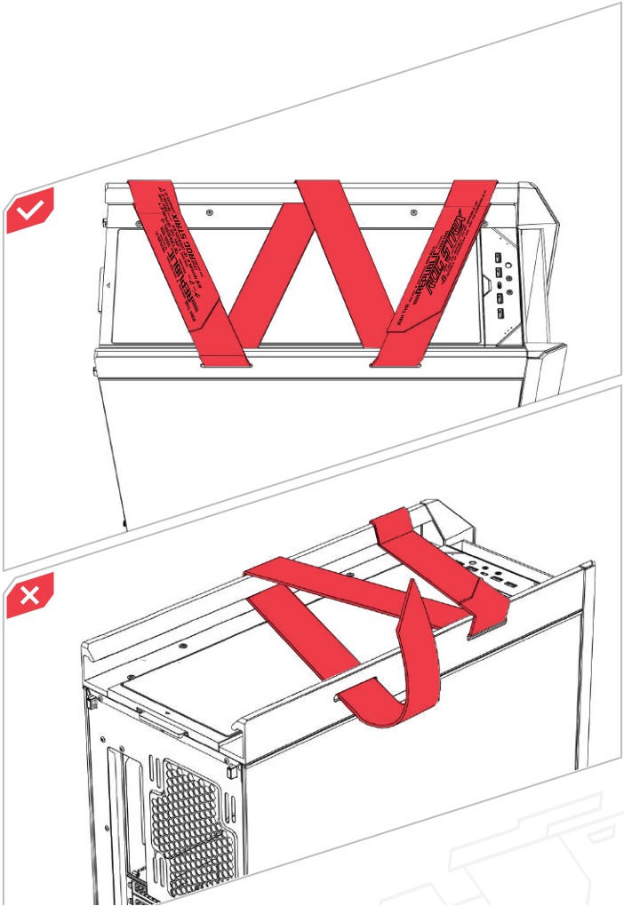 RECOMMENDED HANDLE CONFIGURATION