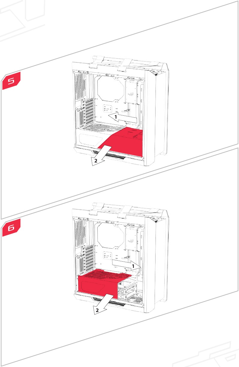 REMOVING THE PSU COVER - Step 2