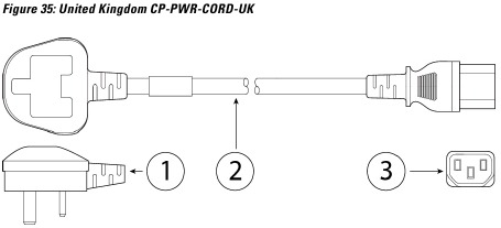 United Kingdom CP-PWR-CORD-UK Power Cord