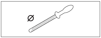General information about how to sharpen the cutters - Step 5