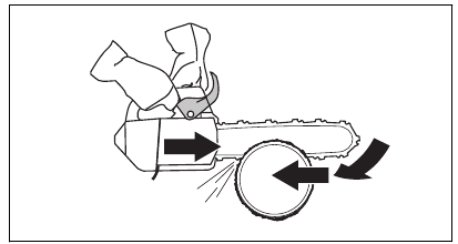 Pull stroke and push stroke - Step 1