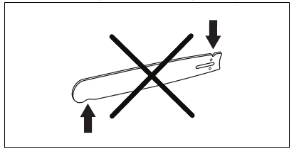 To do a check of the guide bar - Step 5