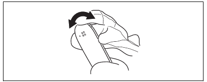 To do a check of the guide bar - Step 6