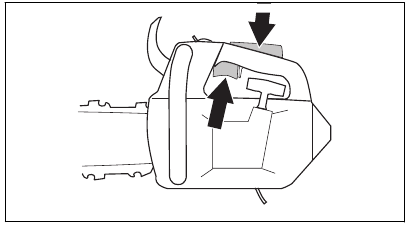 To do a check of the throttle trigger - Step 1