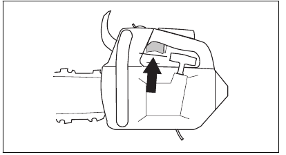 To do a check of the throttle trigger - Step 3