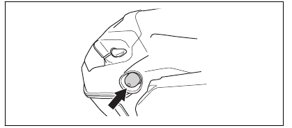 To prepare to start with a warm engine - Step 2