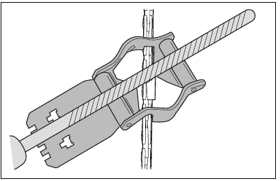 To sharpen the cutters - Step 2