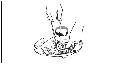 To tighten the recoil spring