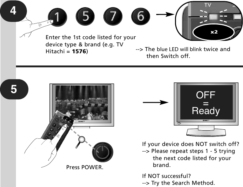 Direct Code Set Up - Step 4