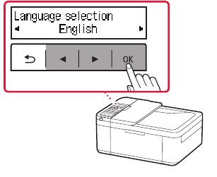 Turning on the Printer - Step 3