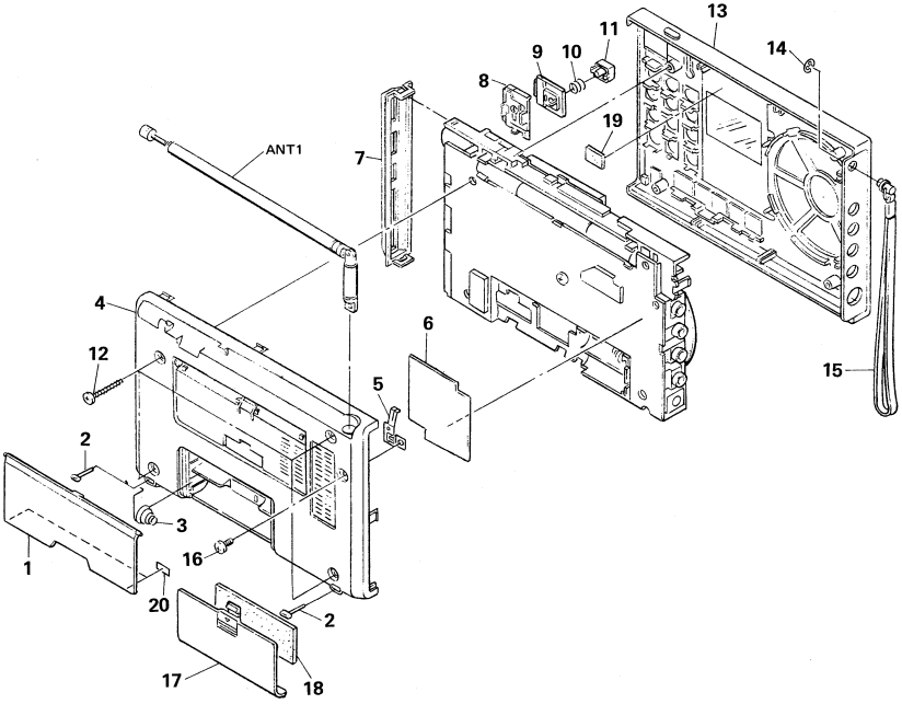EXPLODED VIEWS - CABINET SECTION