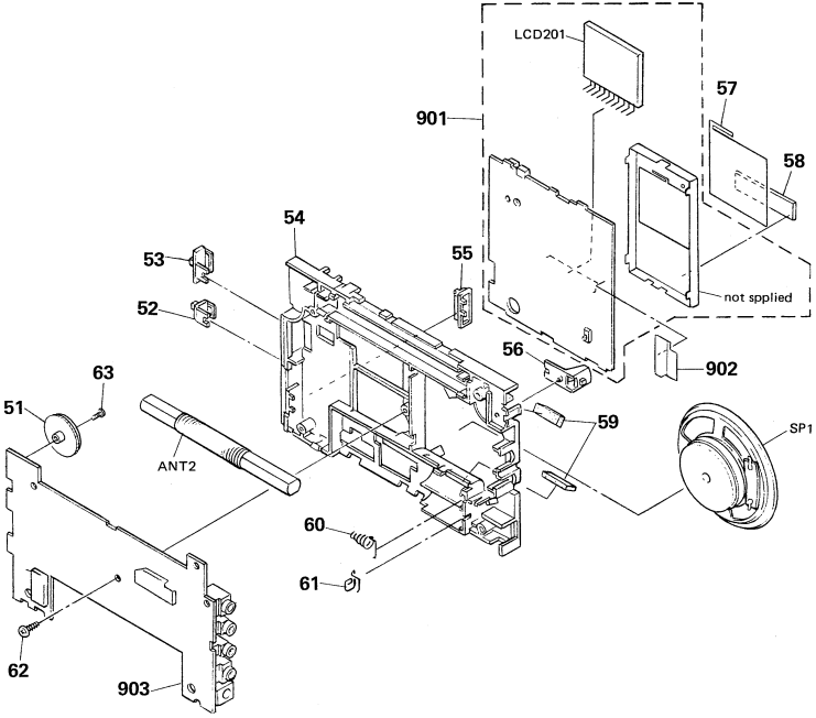 EXPLODED VIEWS - CHASSIS SECTION