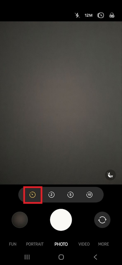 How To Set Camera Timer on Samsung Galaxy A56 | ManualsLib