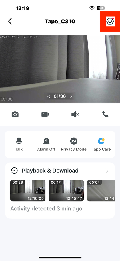 How to Flip the Image on Your Tapo Link C310 Camera | ManualsLib