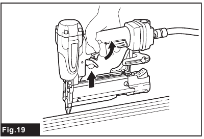 Driving pin nails - Step 1