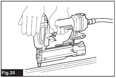 Driving pin nails - Step 2