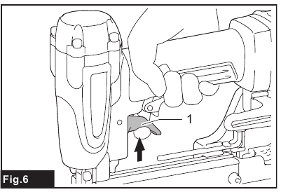 Trigger and lock lever - Step 2
