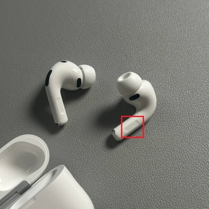 Single press on left earbud