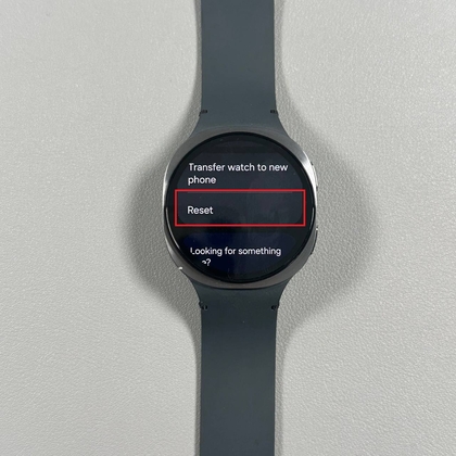 Factory Reset Options on Samsung Galaxy Watch 8 LTE
