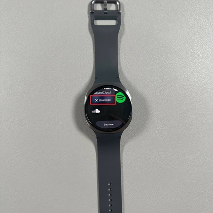 Uninstall option for apps on Galaxy Watch 8 LTE