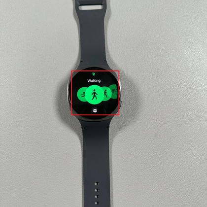 Start button for workout on Galaxy Watch 8 LTE
