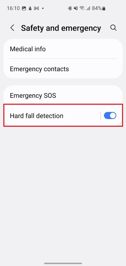 Customizing Fall Detection Options
