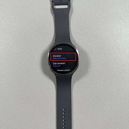 Vibration Duration and Intensity Options