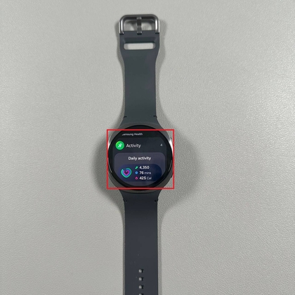 Samsung Galaxy Watch 8 LTE Tiles Menu