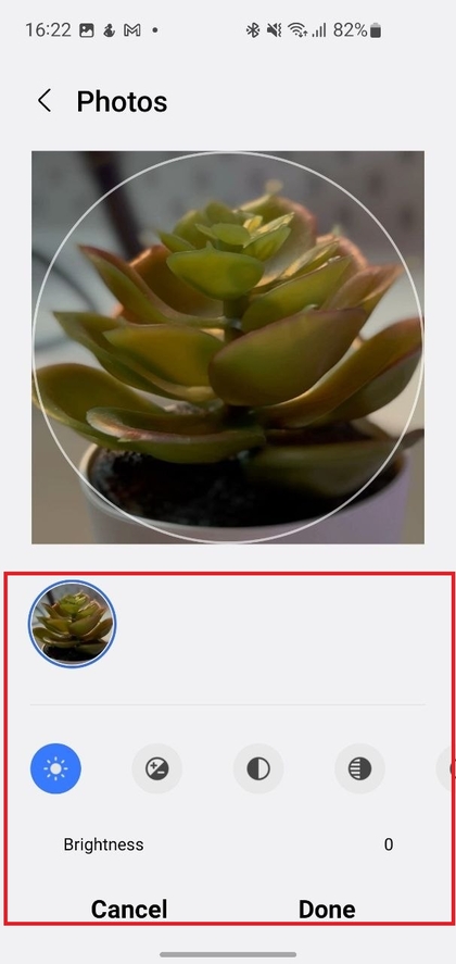 Adjust Photo Settings