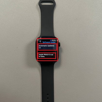 Checking for software updates on Apple Watch Series 11