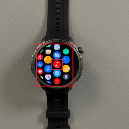 Music app on Amazfit Balance