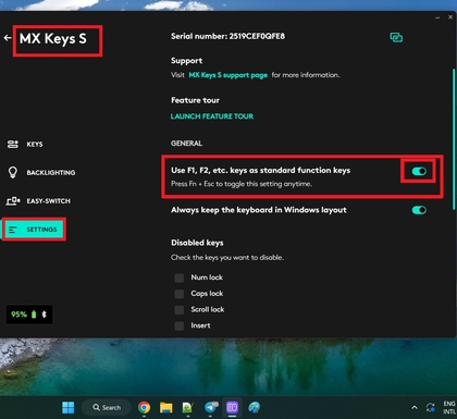How to Use Standard Actions for F1, F2, F3 on Logitech MX Keys S ...
