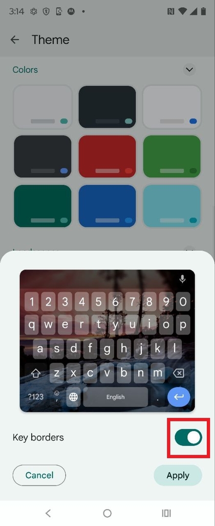 How to Change and Customize Keyboard Theme on the Motorola Razr 60 ...