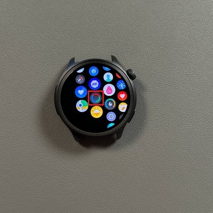 Activity app on the Amazfit Balance showing step count