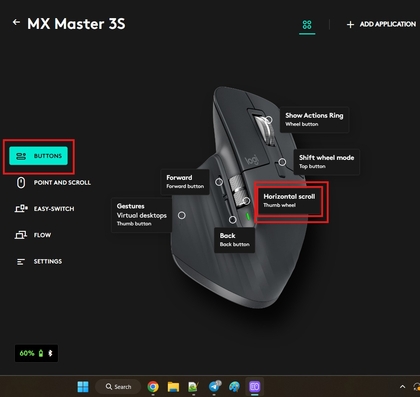 Logitech MX Master 3S - How To Manage Thumb Wheel Functions | ManualsLib