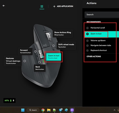 Logitech MX Master 3S - How To Manage Thumb Wheel Functions | ManualsLib