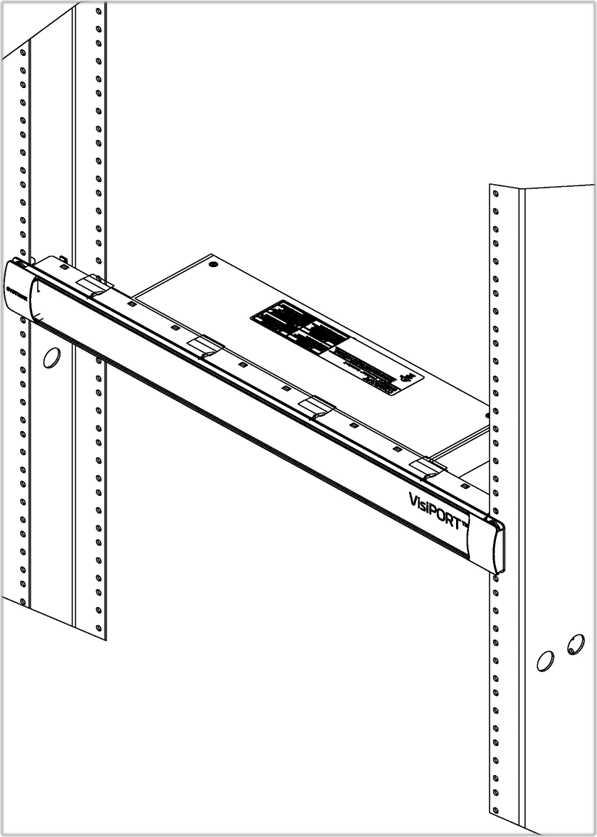 Commscope Data Rack Key CommScope SYSTIMAX VisiPORT VisiP-CNTRL Rack Controller Installation ...