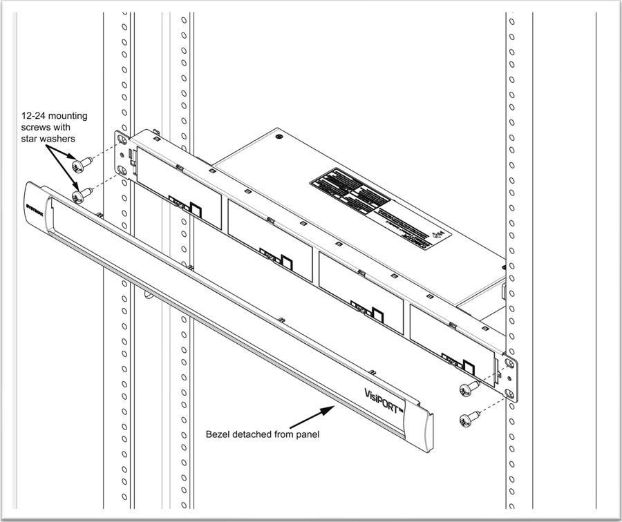 Commscope Ocef Rack CommScope SYSTIMAX VisiPORT VisiP-CNTRL Rack Controller Installation ...