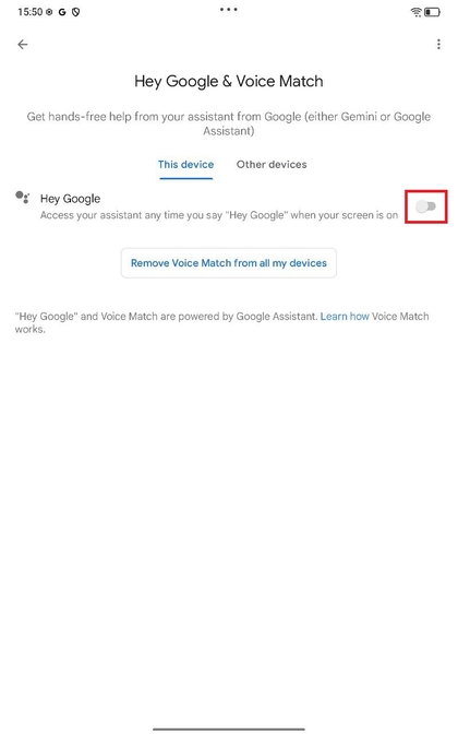Enable Google Assistant on L…