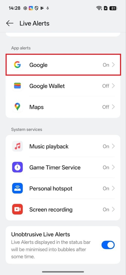How to Manage Dynamic Island and Live Alerts on Realme GT8 Pro | ManualsLib