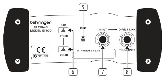 How to Set Up the Behringer Ultra-G GI100 Direct Box | ManualsLib
