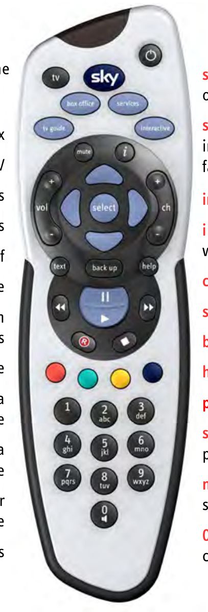 How to Set Up Sky+ Remote Control for TV | ManualsLib