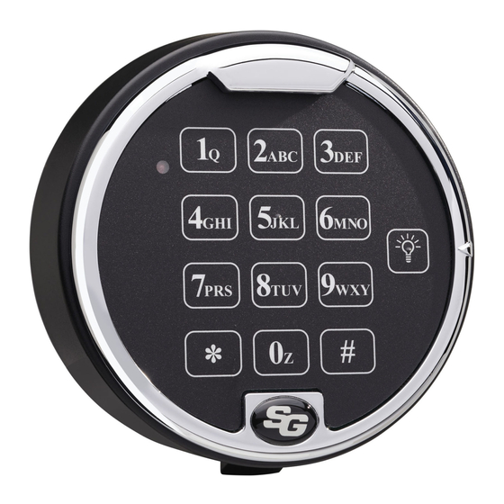 Sargent and Greenleaf 6120 Security Features Guide | ManualsLib