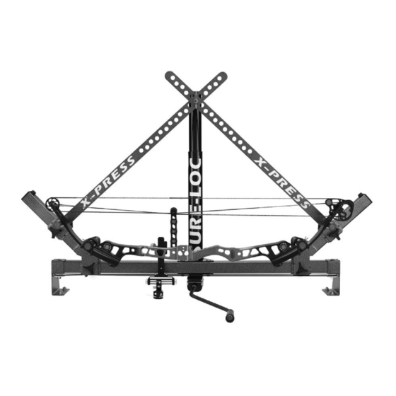 How to Position Bows on Sure-Loc X-Press | ManualsLib