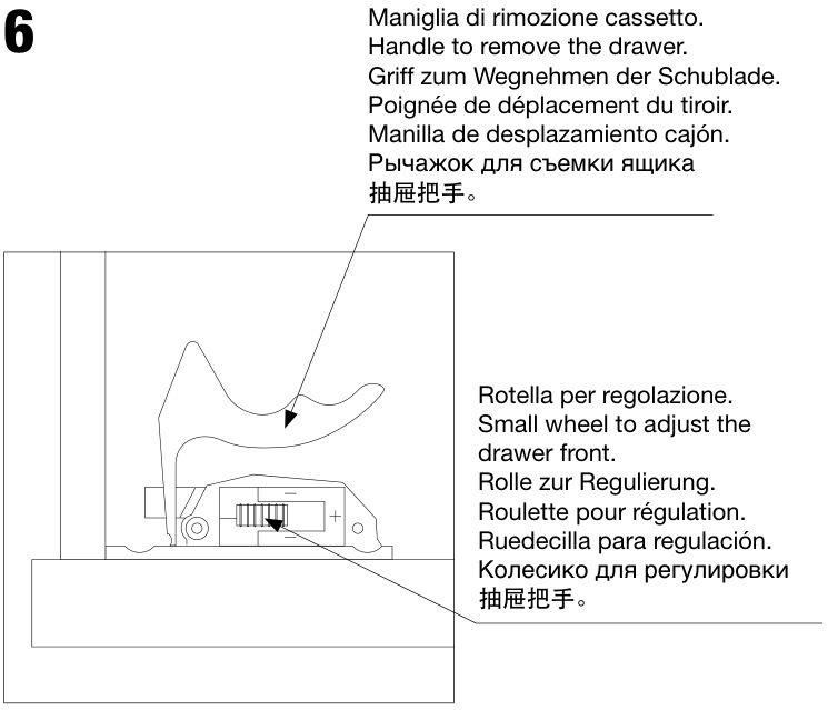 Poliform SENZAFINE: How to Remove a Drawer | ManualsLib