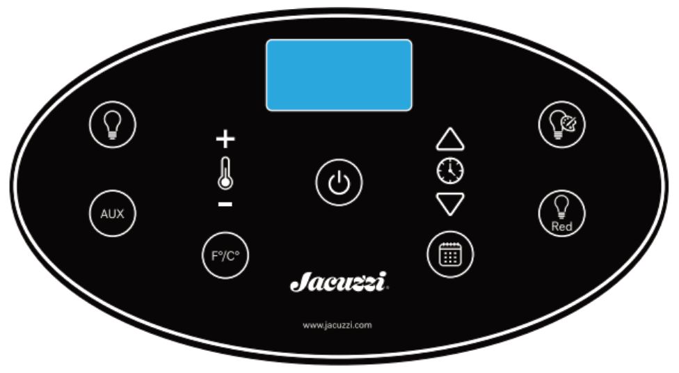 How to Toggle Jacuzzi JS-1i Fahrenheit and Celsius Display | ManualsLib