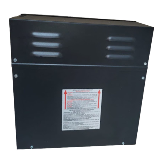 Steamist SM-46 Installation Instructions
