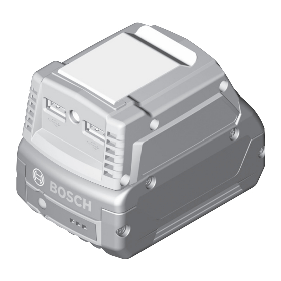 Bosch GAA18V-24 Operating/Safety Instructions Manual