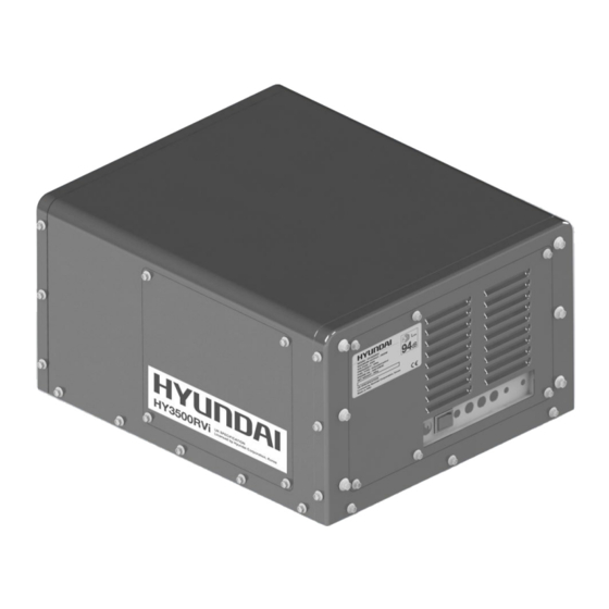 Hyundai HY3500RVi User Manual